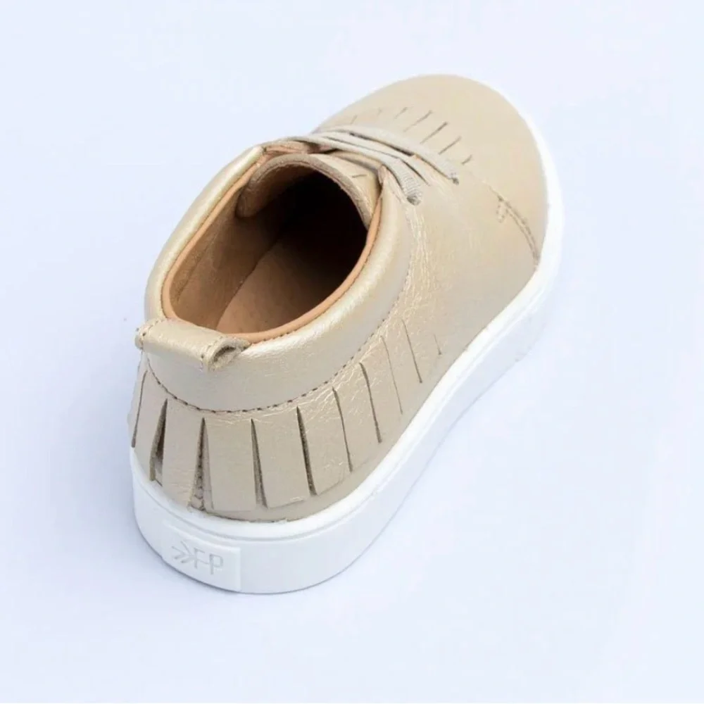 Freshly Picked Platinum Sneaker Moccs size 8